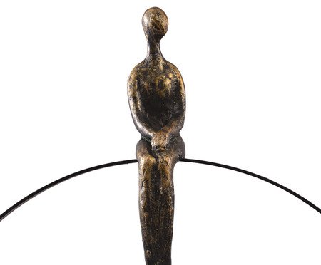 Escultura em Resina Austen I - Preta | Westwing