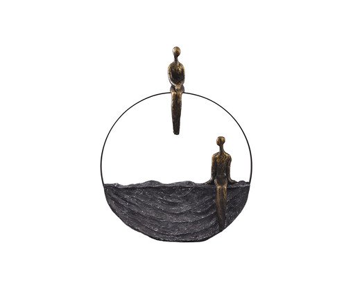 Escultura em Resina Austen I - Preta, black | WestwingNow
