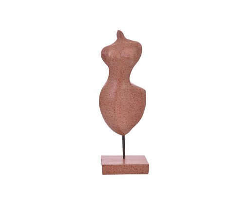 Escultura em Resina Body Shape - Terracota, Terracotta | WestwingNow