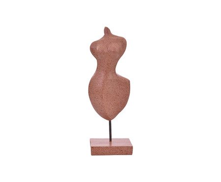 Escultura em Resina Body Shape - Terracota | Westwing