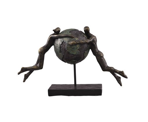 Escultura em Resina Orwell - Preta, black | WestwingNow