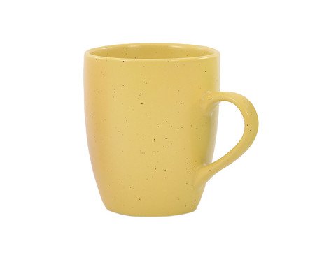 Caneca Artisan em Cerâmica - Amarela | Westwing