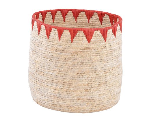 Cesto em Palha Chuong - Vermelho, red | WestwingNow