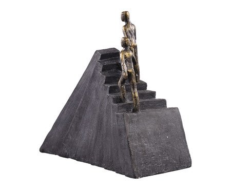 Escultura em Resina Elliot I - Preta | Westwing