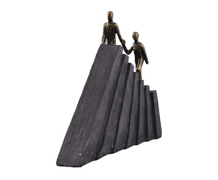 Escultura em Resina Elliot I - Preta | Westwing