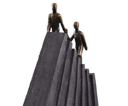 Escultura em Resina Elliot I - Preta | Westwing