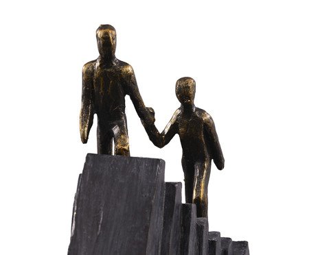 Escultura em Resina Elliot I - Preta | Westwing