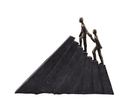 Escultura em Resina Elliot I - Preta | Westwing