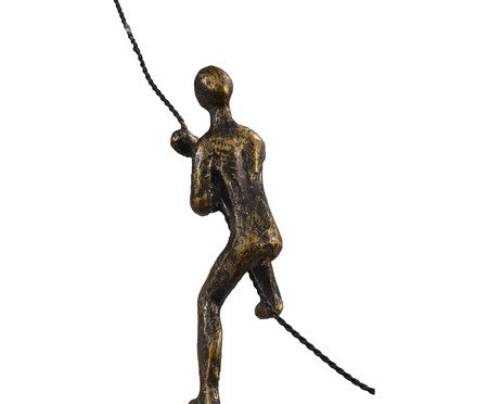 Escultura em Resina Lewis - Preta | Westwing