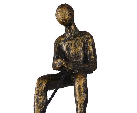 Escultura em Resina Lewis - Preta | Westwing