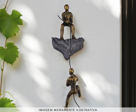 Escultura em Resina Lewis - Preta | Westwing