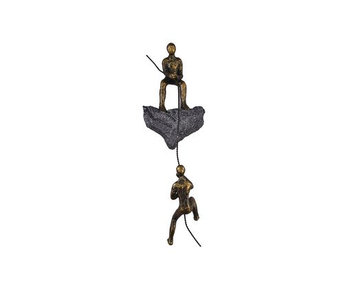 Escultura em Resina Lewis - Preta, black | WestwingNow