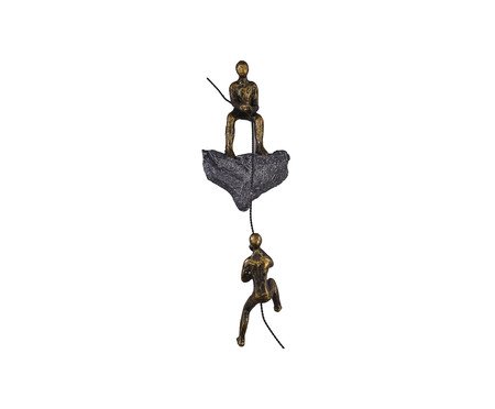 Escultura em Resina Lewis - Preta | Westwing