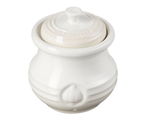 Pote Para Alho Meringue - 300ml, Branco | WestwingNow