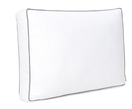 Almofadão Acetinado Euro Cordone 400 Fios Cinza - 50X90cm | Westwing