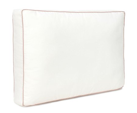 Almofadão Acetinado Euro Cordone 400 Fios Rosê - 50X90cm | Westwing