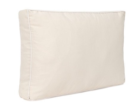 Almofadão Acetinado Euro Cordone 400 Fios Bege - 50X90cm | Westwing
