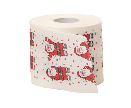 Papel Higiênico com Papai Noel