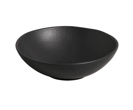 Tigela Média Orgânica Orgânico Preto Matte Preto | Westwing