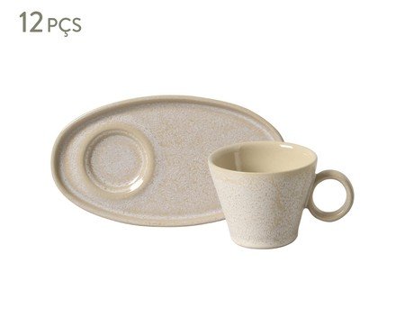 Jogo de Xícaras para Café Neo Latte Cru | Westwing