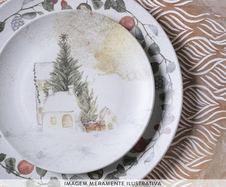 Jogo de Pratos para Sobremesa Noite Feliz | Westwing