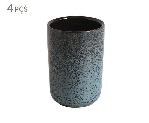 Jogo de Copos Neo Night Sky Azul, Cinza | WestwingNow