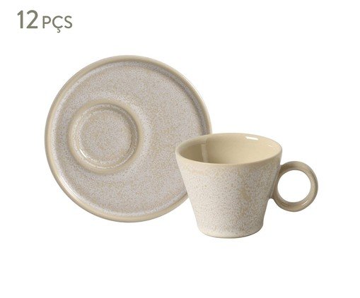 Jogo de Xícaras para Chá Neo Latte Cru, Branco | WestwingNow
