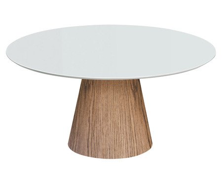 Mesa de Jantar Mill Amêndoa e Branco