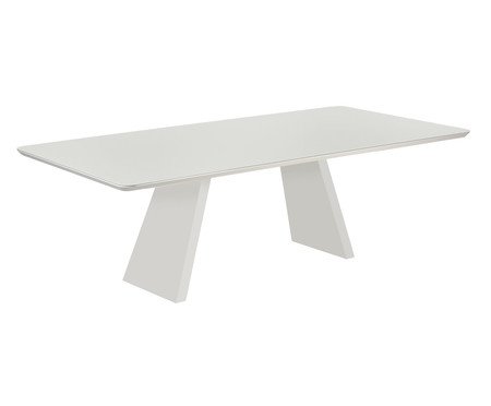 Mesa de Jantar Moritz Off-White Gloss