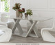 Mesa de Jantar Hohen Off-White Gloss, Off White | WestwingNow