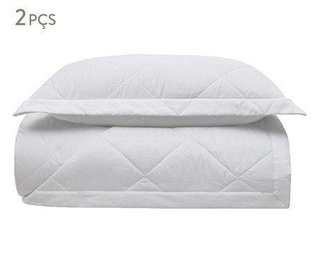 Jogo de Cobre-Leito Acetinado San Marco Branco 400 Fios | Westwing