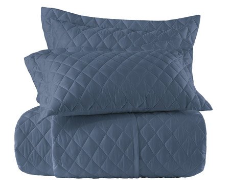 Jogo de Cobre-Leito Nuage Prussian Blue | Westwing