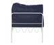 Poltrona Pop Outdoor Waves Azul Marinho e Branca, blue | WestwingNow