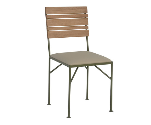 Cadeira Pop Outdoor Bege e Verde, beige | WestwingNow