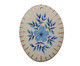 Plaquinha de Parede Floral Azul Claro, Branco | WestwingNow