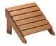 Cadeira com Peseira Adirondack Michigan Nogueira, Natural | WestwingNow