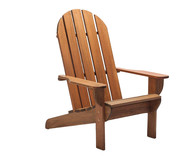 Cadeira com Peseira Adirondack Michigan Nogueira | WestwingNow