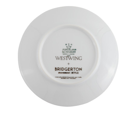 Xícara com Pires de Porcelana Bridgerton | WestwingNow