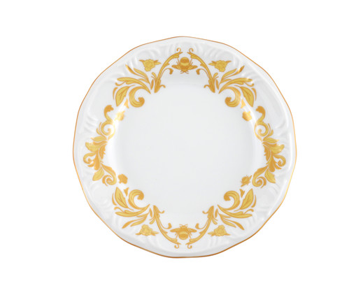 Prato de Sobremesa de Porcelana Bridgerton Arabescos, white | WestwingNow