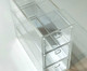 Gaveteiro Organizador Vertical Hador Cristal, Transparente | WestwingNow