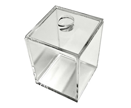 Cubo Liso com Tampa Cristal | WestwingNow