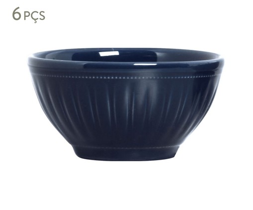 Jogo de Bowls Daisy Deep Blue, Azul | WestwingNow