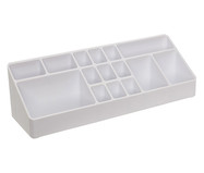 Organizador de Maquiagem Box Branco - 33x9 cm | WestwingNow