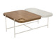 Mesa de Centro Dupla Off-White, wood pattern | WestwingNow