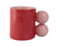 Canequinha Double Vermelha e Rosa Chiclete 60ml, Vermelho | WestwingNow
