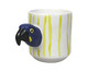 Caneca Fauna Arara Amarelo e Branco, Branco | WestwingNow