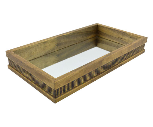 Bandeja Pequena em Madeira Liz Natural, wood pattern | WestwingNow