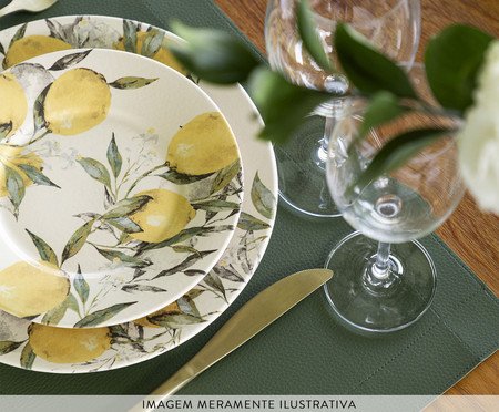 Jogo de Lugares Americano Ravena Modern Olive | Westwing