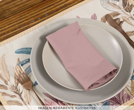 Jogo de Guardanapos Home Rosa Vintage | Westwing