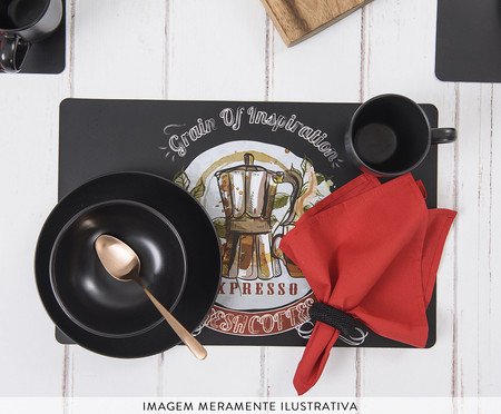 Jogo de Guardanapos Home Vermelho | Westwing